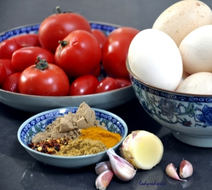 eggs tomato curry ingreds